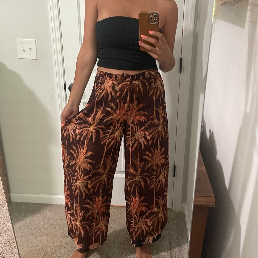 scotch & soda palm flowy pants